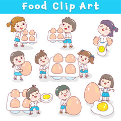 Set basic food groups vector.