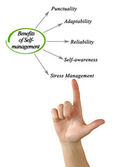 Five Benefits of  Self - management