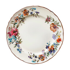 dish plate on a white background