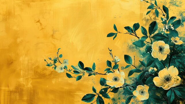 background with flowers