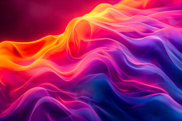 Obraz premium Vagues et ondulations colorées