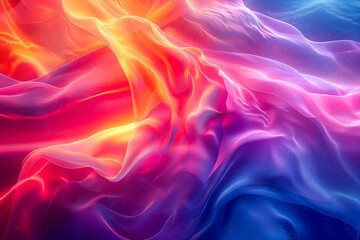 Obraz premium Vagues et ondulations colorées