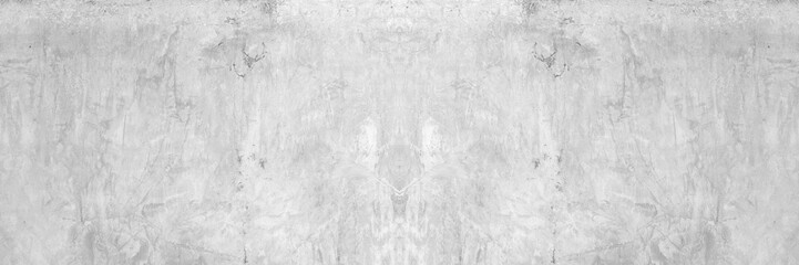 Naklejka premium Old wall panorama texture cement dirty gray with black background abstract grey and silver color design are light with white background.