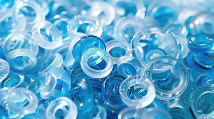 Enhanced water treatment efficiency with molded recycled polypropylene pieces known as bio ring media
