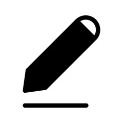 Write Icon Vector Symbol Design Illustration