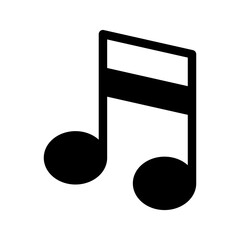 Music Notes Icon Vector Symbol Design Illustration