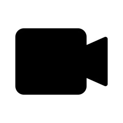 Video Camera Icon Vector Symbol Design Illustration