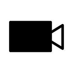 Video Camera Icon Vector Symbol Design Illustration