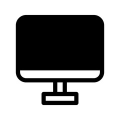 Pc Icon Vector Symbol Design Illustration