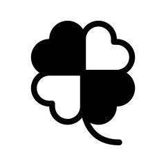 Clover Icon Vector Symbol Design Illustration