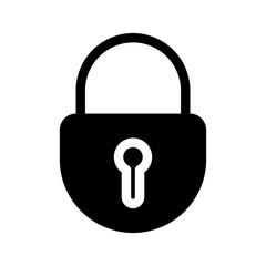 Lock Icon Vector Symbol Design Illustration