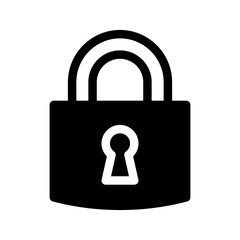 Lock Icon Vector Symbol Design Illustration