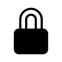 Lock Icon Vector Symbol Design Illustration
