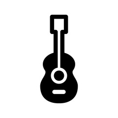 Guitar Icon Vector Symbol Design Illustration