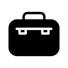 Suitcase Icon Vector Symbol Design Illustration