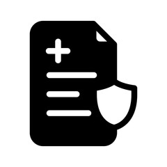 Obraz premium Insurance Icon Vector Symbol Design Illustration