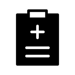 Medical Report Icon Vector Symbol Design Illustration