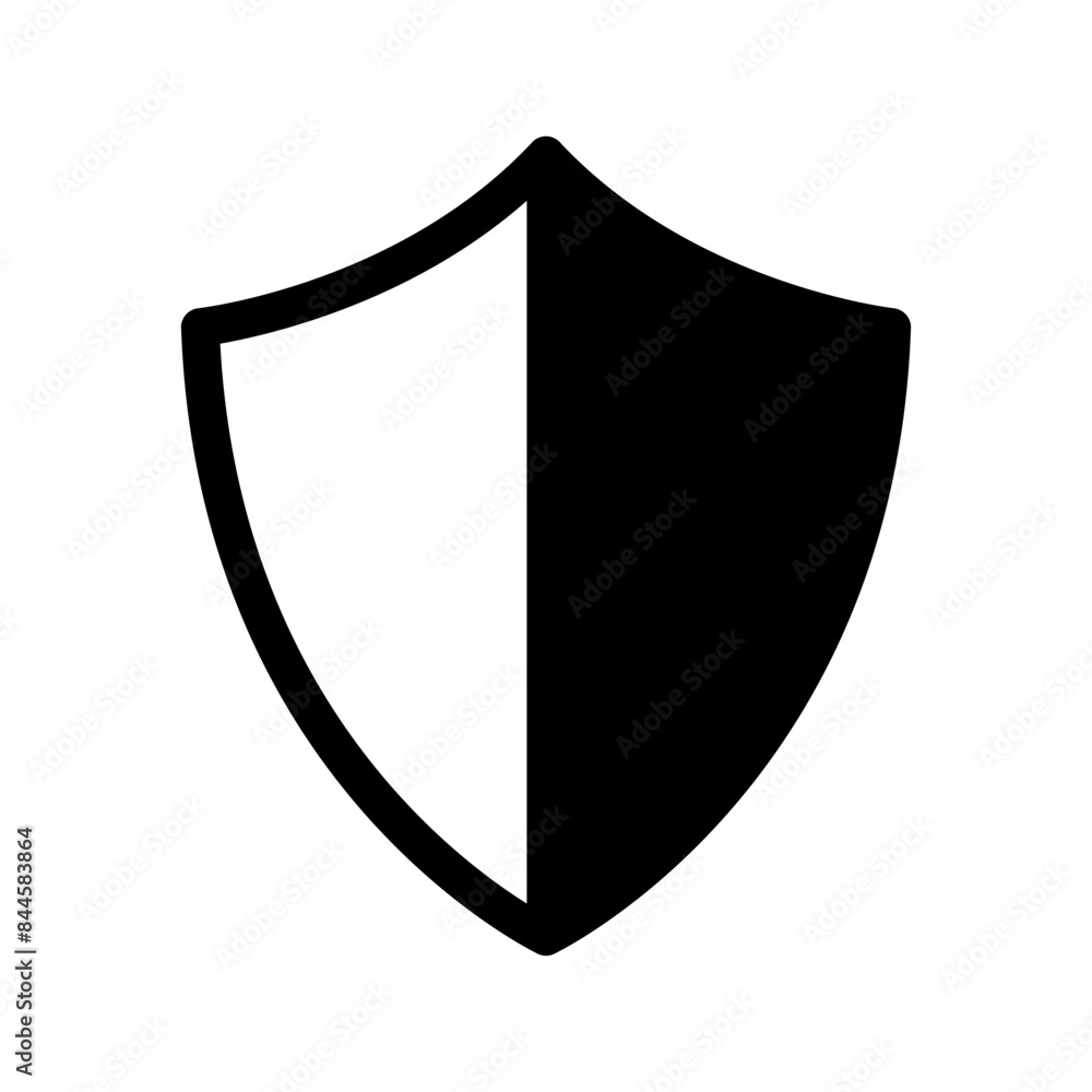 Canvas Prints Shield Icon Vector Symbol Design Illustration