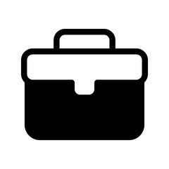 Briefcase Icon Vector Symbol Design Illustration