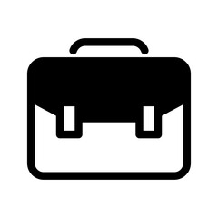 Briefcase Icon Vector Symbol Design Illustration