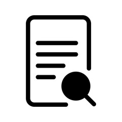 Analyze Icon Vector Symbol Design Illustration