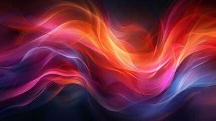 Obraz premium dynamic and expressive abstract digital art background