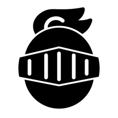 paladin helmet glyph icon