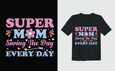 Fototapeta premium mom t shirt design