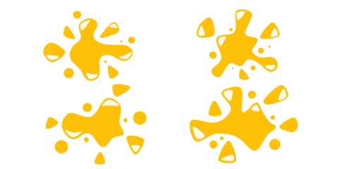 Splash simple abstract set 