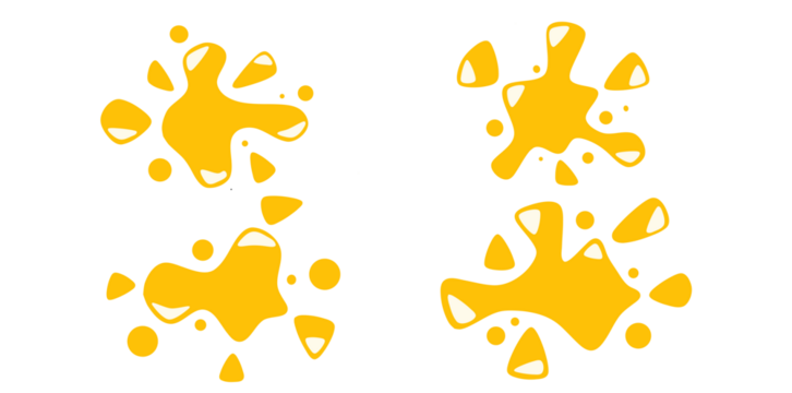 Splash simple abstract set 