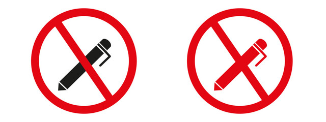 Prohibition of writing notice forbidding unauthorized messages and graffiti