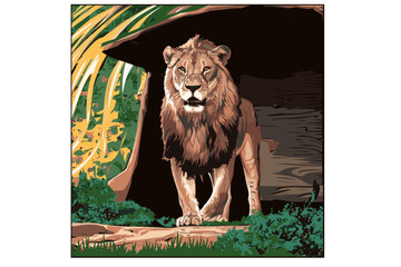 Lion Vectors with Garden.ai