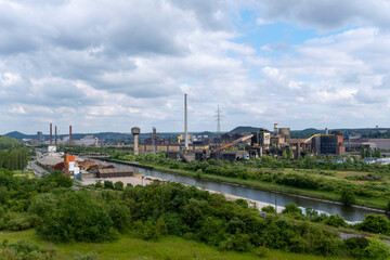 industrial plant in the city