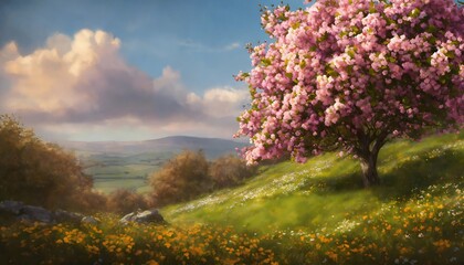 spring in the park
