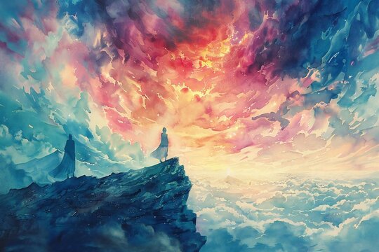 Elijah takes on the prophets of Baal on Mount Carmel, summoning fire from heaven as a demonstration of God's supremacy.