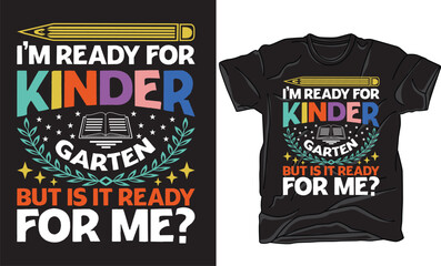 Back to school typography t shirt design vector. Best for fashion graphics, t-shirt prints, posters, stickers, décor elements, t-shirts, and prints. 