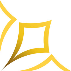 Luxury golden flower illustration