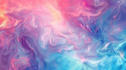 Fototapeta premium Ethereal Iridescent Abstract Background in Cosmic Sky Hues - Full Ultra HD 32k High Resolution