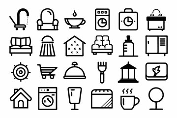 home icons set