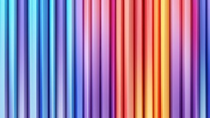 Obraz premium A vibrant, abstract background featuring colorful sticks of varying sizes set against a light blue backdrop. This vector illustration is designed in a modern style, suitable for use as a template
