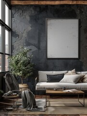 empty horizontal picture frame, hanging in a dark decorated modern living space --ar 3:4 --style raw --stylize 250 --iw 2.6 Job ID: 25861c03-c1fa-41da-900f-bc6967f94880