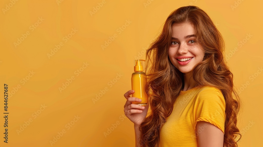 Poster woman with guitar