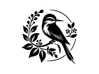 bird sit on the tree