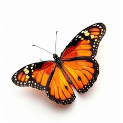 beautiful butterfly isolated on white