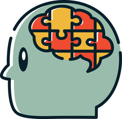 Fototapeta premium Idea, mentoring and training icon. 