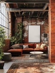 mockup for poster 5:7 in a big modern loft, futuristic style modern premium mockup, stylish interior --ar 3:4 --stylize 250 --iw 2.6 Job ID: d29c6dbc-ce26-4249-8c43-389e9fe196fa
