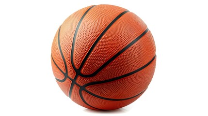 Fototapeta premium Basketball isolated on a white background