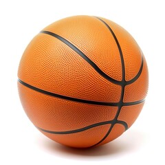 Fototapeta premium Basketball isolated on a white background