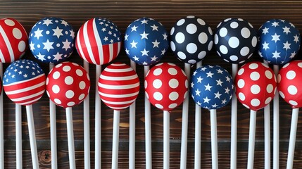 Fototapeta premium Independence Day photo booth props 