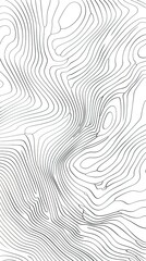 Fototapeta premium Background of the topographic map. Topographic map lines, contour background. Geographic grid, vector abstract